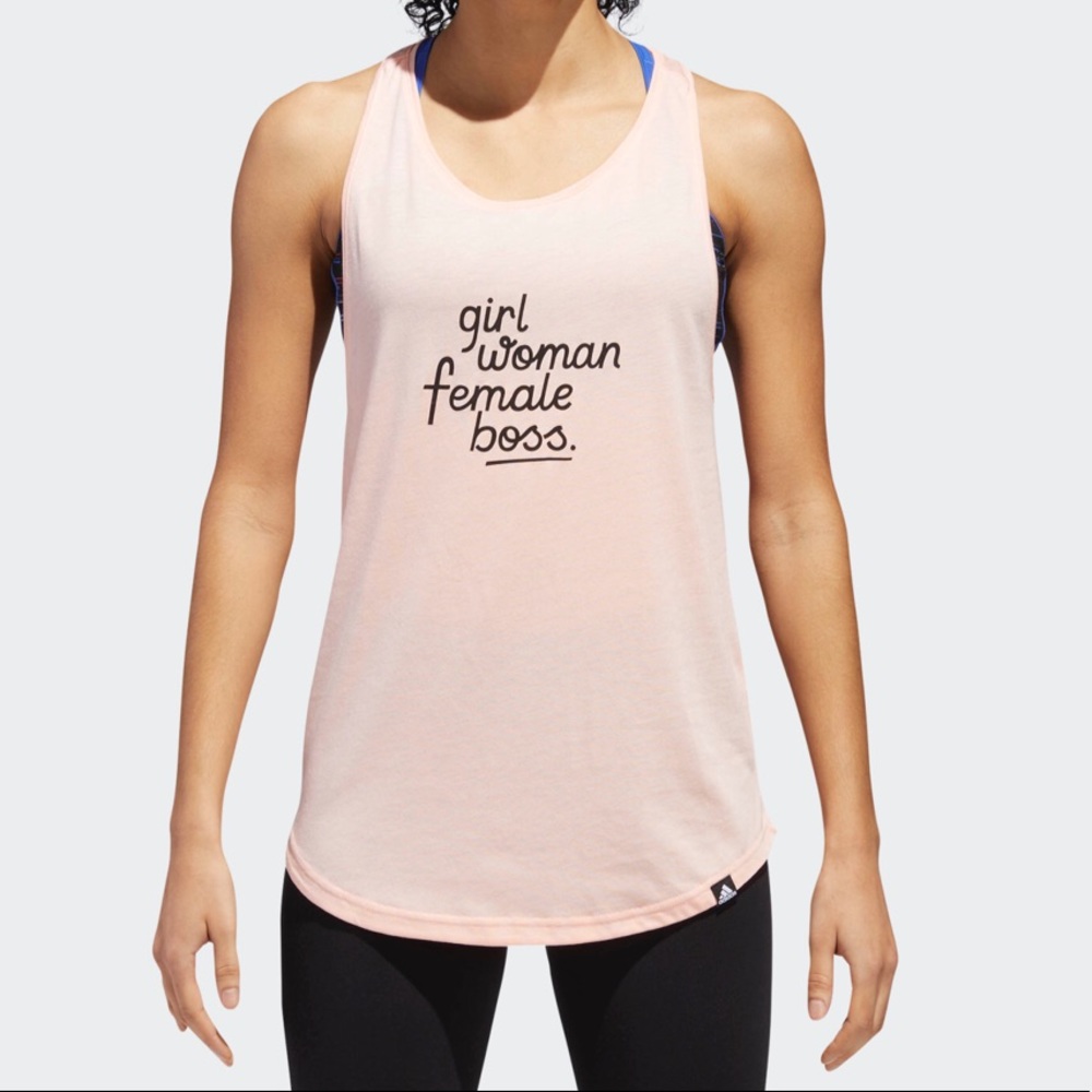 NWT adidas Boss Script Tank - Picture 1 of 7